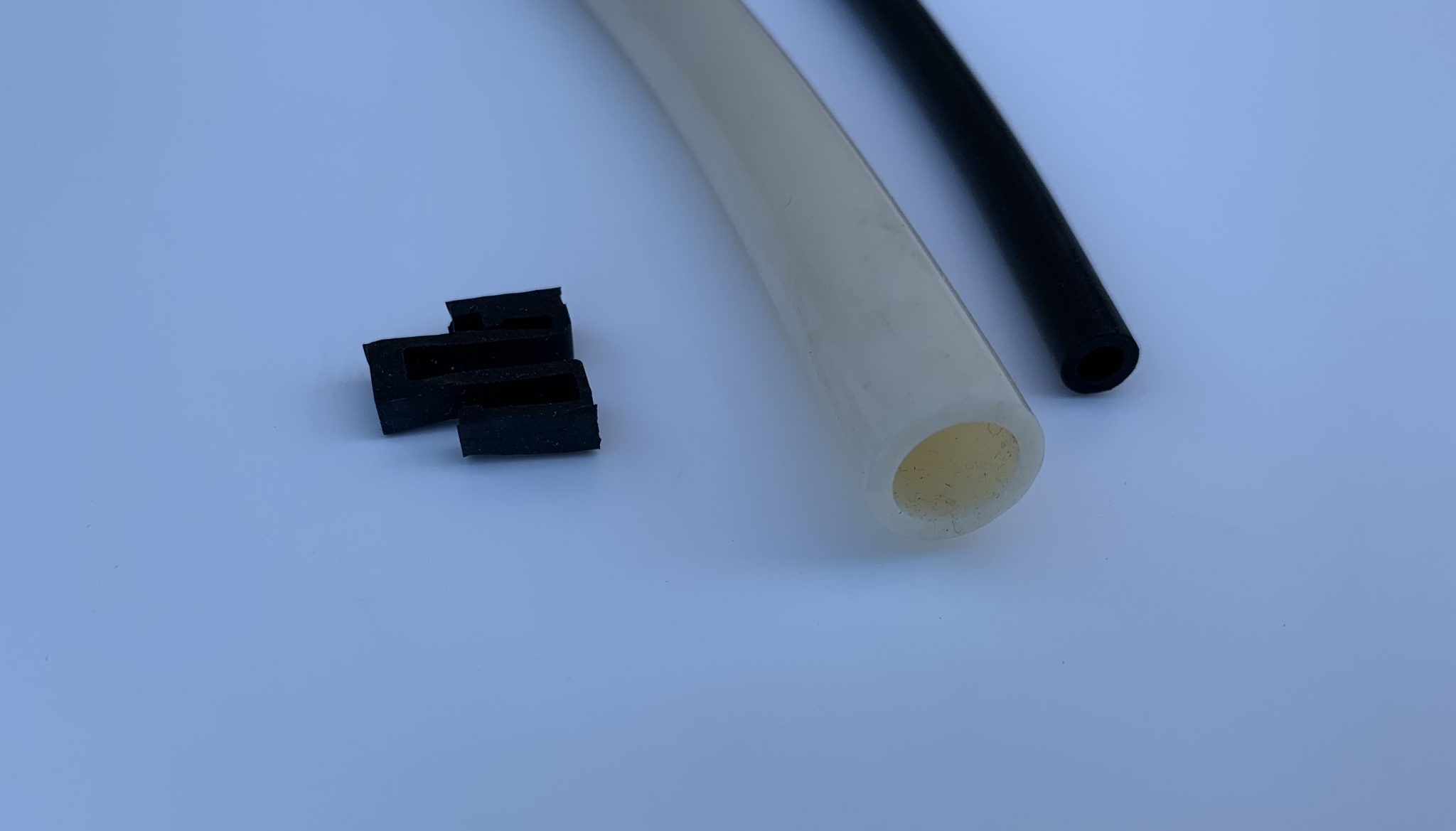 Black UHMW Polyethylene Plastic Bar - 1-1/4" Thick X 3" Wide X 12" Long